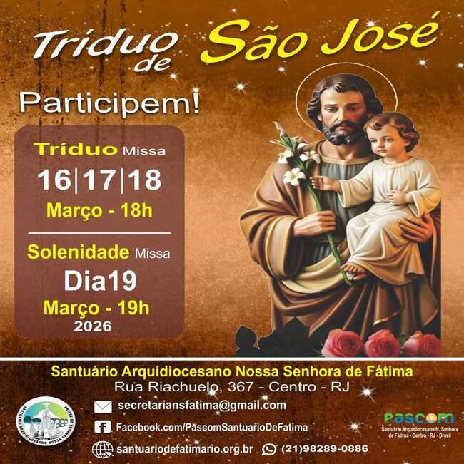 Tríduo e festa de São José